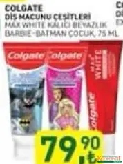 COLGATE DİŞ MACUNU ÇEŞİTLERİ 75 ML COLGATE DİŞ MACUNU ÇEŞİTLERİ 75 ML